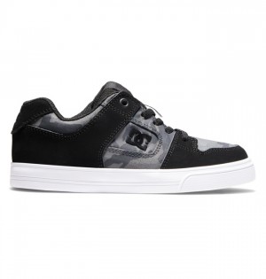 Black Kids' DC Elastic Lace Pure | 0396-UWATY