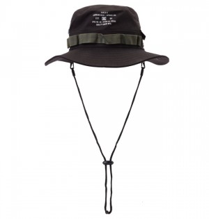 Black Men's DC Bushwick New Era Fitted Boonie Hats | 8542-RDFCB