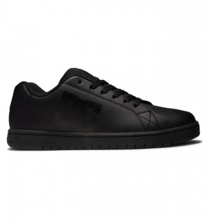 Black Men's DC Gaveler Sneakers | 4752-DIHBU