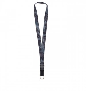 Black Men's DC Lanyards | 4579-AYWXQ