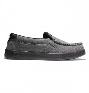 Black Men's DC Villain Slip On | 9246-MJZIR