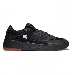 Black / Black Men's DC Metric Skate Shoes | 0819-LUDKE