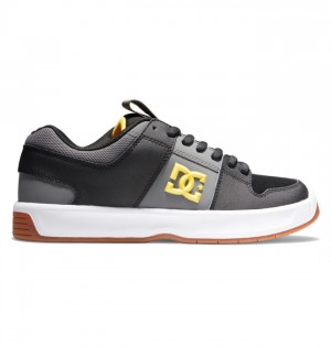 Black / Grey / Yellow Men's DC Lynx Zero Skate Sneakers | 1836-ZWMHC