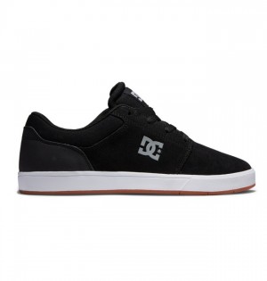 Black / White / Black Men's DC Crisis 2 Skate Shoes | 6512-VOGJU