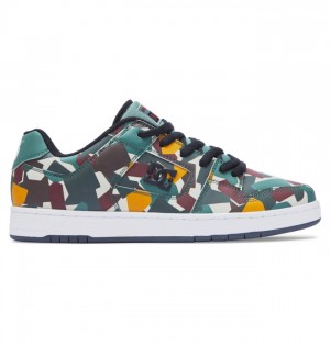 Camo Men's DC Manteca 4 Skate Sneakers | 9762-YNJMP