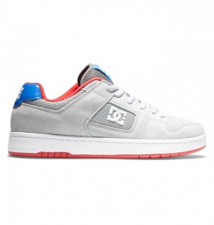 Grey Men's DC Manteca 4 Skate Shoes | 0581-TQWFE