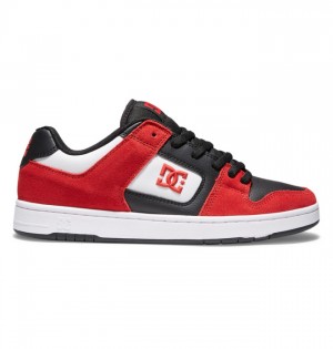 Red / Black / White Men's DC Manteca 4 Skate Shoes | 8109-GMXIQ