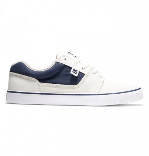 White / Navy Men's DC Tonik Sneakers | 2319-VISRM