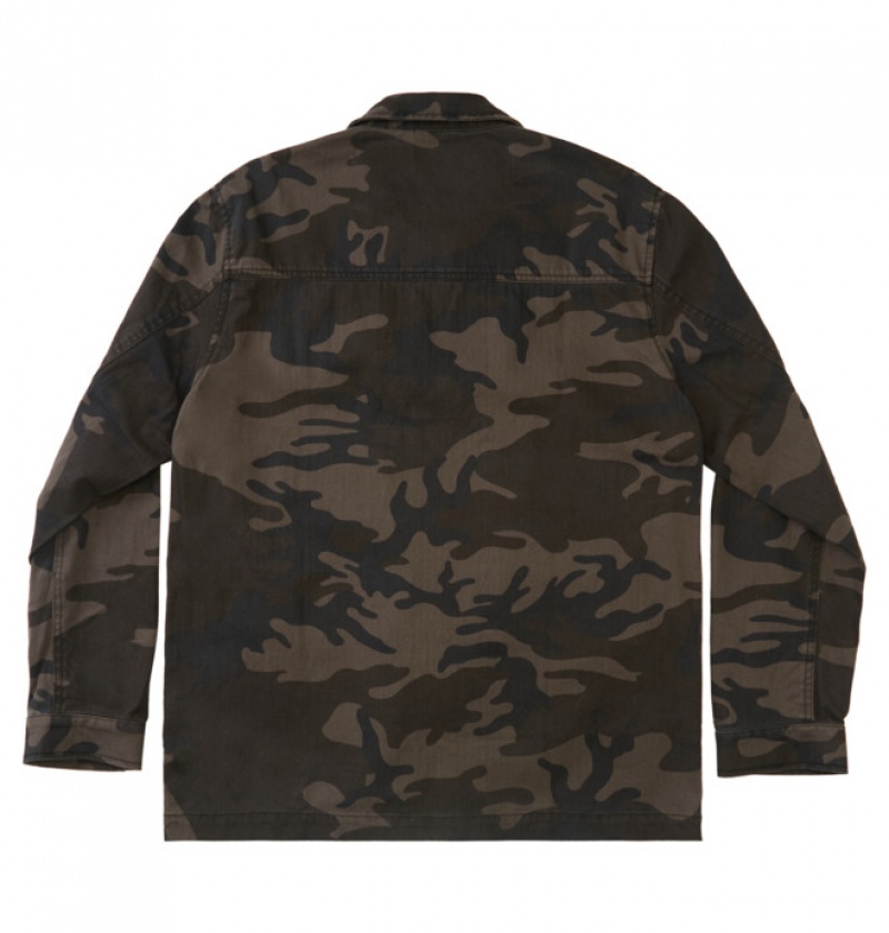 Black Camo Men's DC Admiral 3 Jackets | 9720-VSAPW