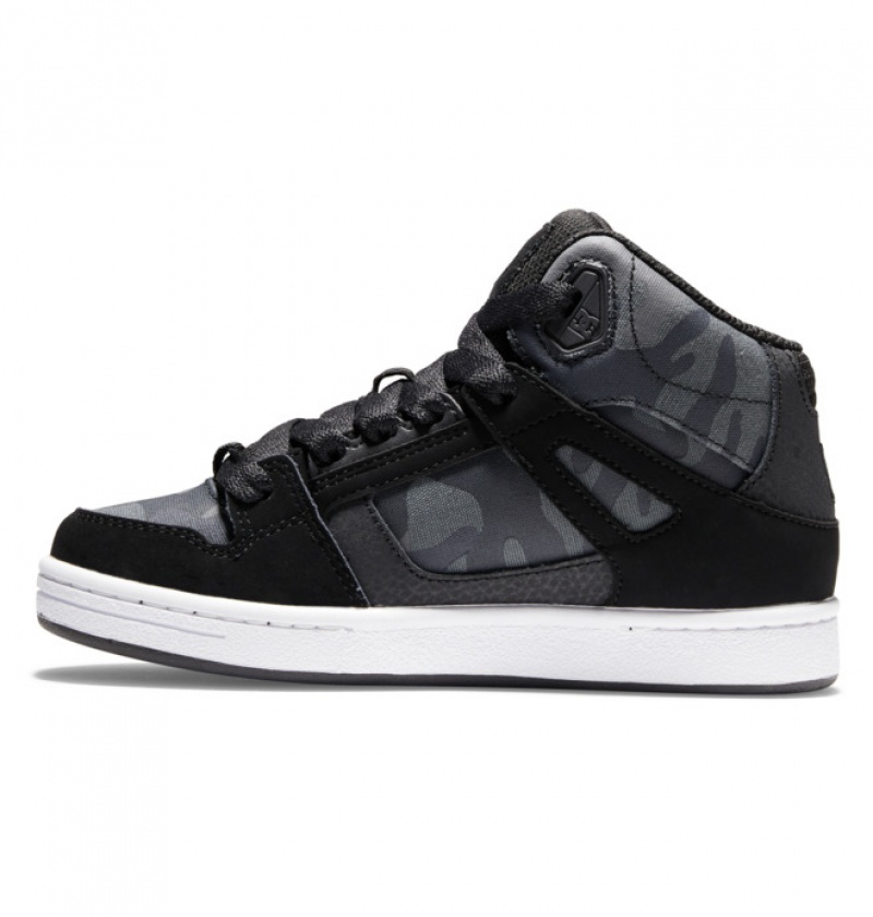 Black Kids' DC High-Top Pure | 1029-DGWKY