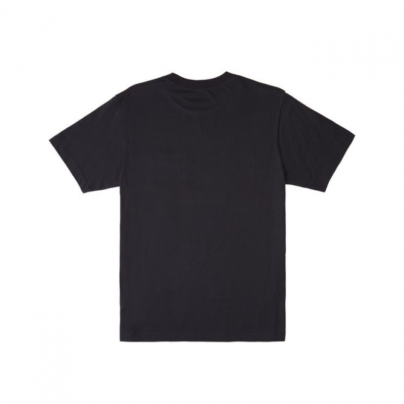 Black Men's DC DC Star T Shirts | 7946-WEIKU