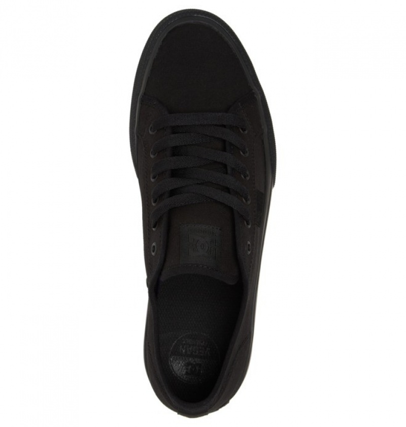 Black Men's DC Manual Sneakers | 0462-WMPKD