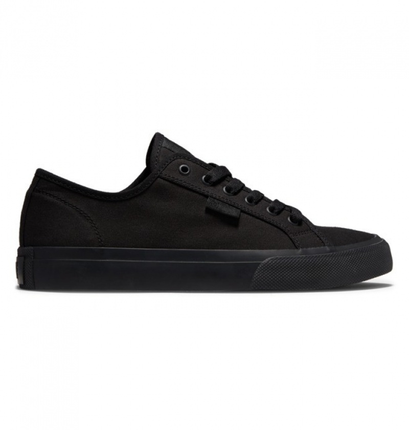 Black Men\'s DC Manual Sneakers | 0462-WMPKD