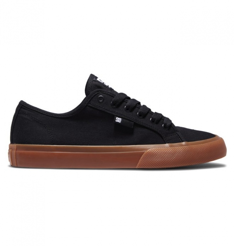 Black Men\'s DC Manual Sneakers | 1057-GHWKF