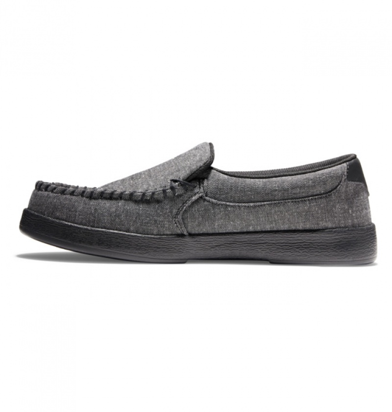 Black Men's DC Villain Slip On | 9246-MJZIR