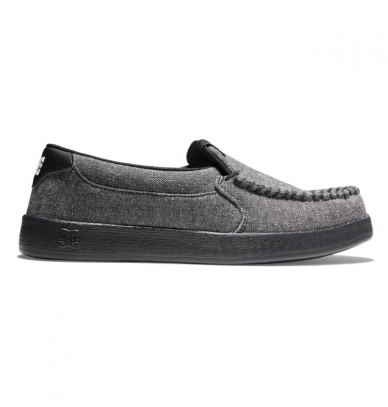 Black Men\'s DC Villain Slip On | 9246-MJZIR