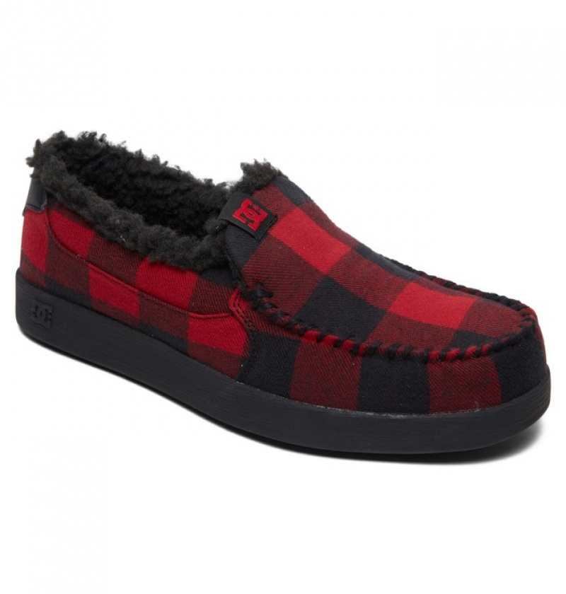 Black Men's DC Villain Winterized Slip On | 3245-TBVKU