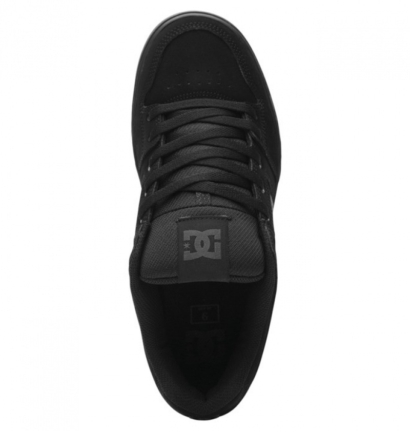 Black / Black Men's DC Pure Sneakers | 8251-ZTQYK