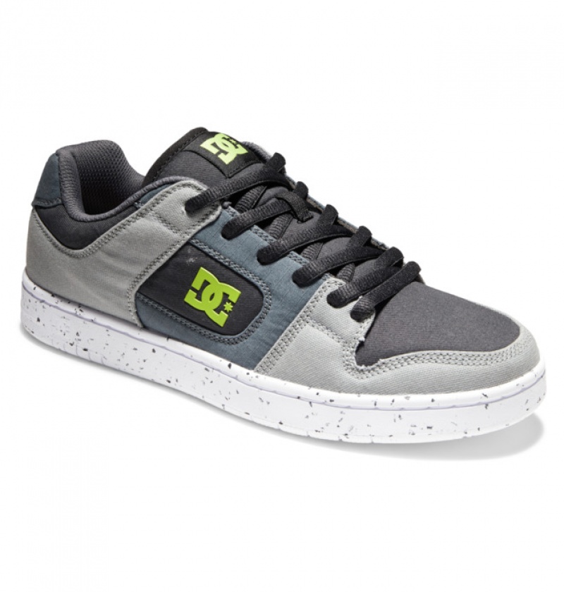 Black / Grey / Green Men's DC Manteca 4 Zero Waste Sneakers | 1983-ZNHAK