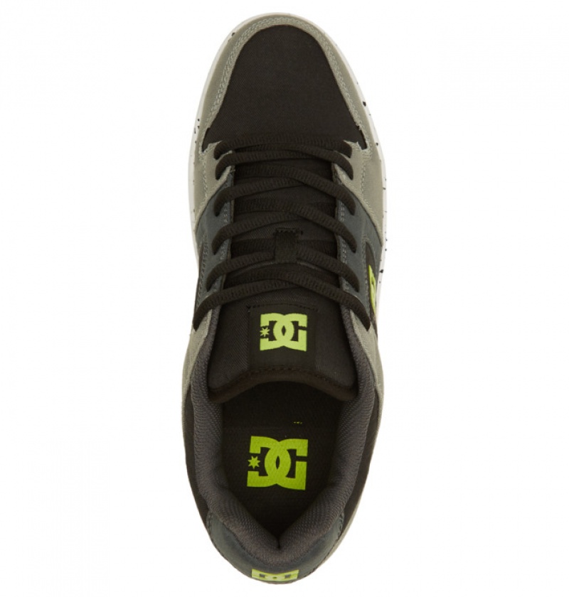 Black / Grey / Green Men's DC Manteca 4 Zero Waste Sneakers | 1983-ZNHAK