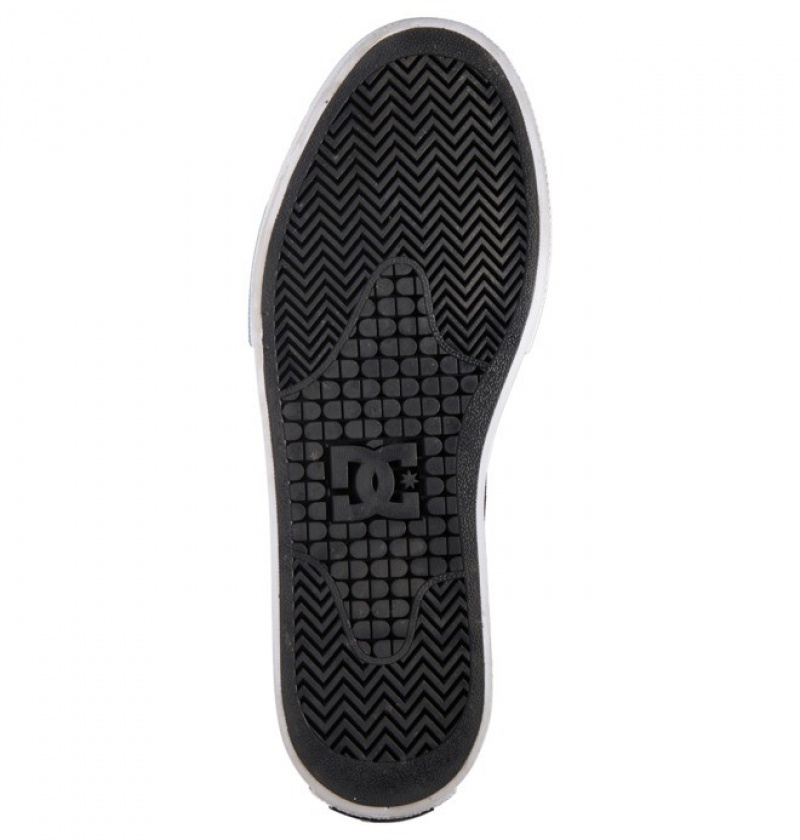 Black / White Men's DC Manual Slip On | 0264-JCGTN