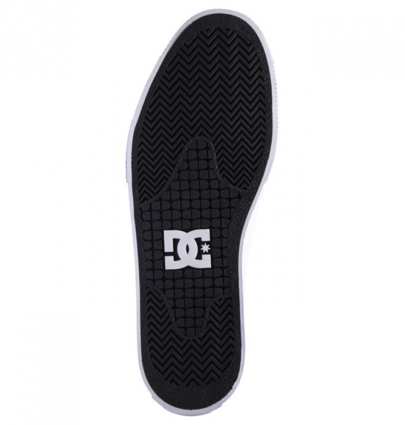 Black / White Men's DC Manual Sneakers | 9876-SVDQY