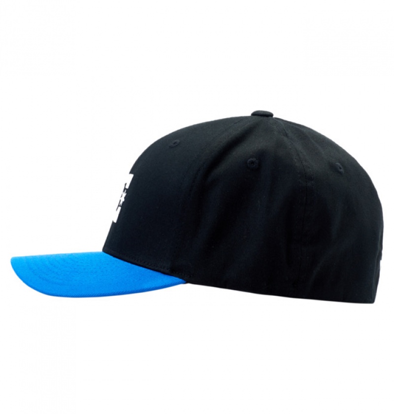 Blue Men's DC Cap Star Seasonal Flexfit Hats | 2103-BXVIF