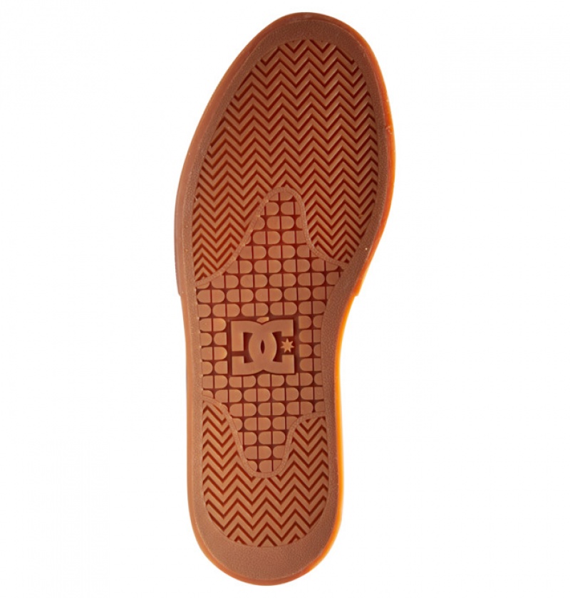 Brown Men's DC Manual RT Slip-On Skate Shoes | 8134-ZBETO