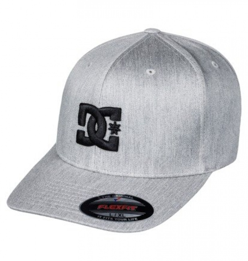 CASTLEROCK Men's DC Capstar Flexfit Hats | 4102-WVLUK