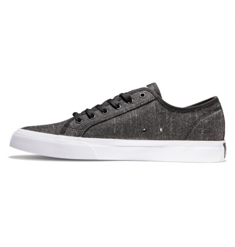 CHAMBRAY Men's DC Manual SE Canvas Sneakers | 0298-SKPZE