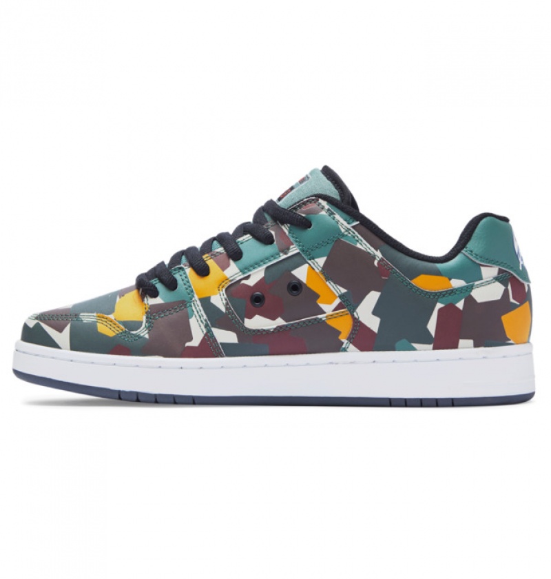 Camo Men's DC Manteca 4 Skate Sneakers | 9762-YNJMP