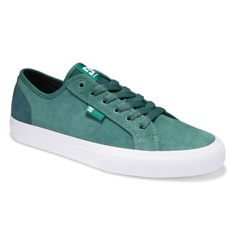 Green Men's DC Manual Sneakers | 3190-HMBSW