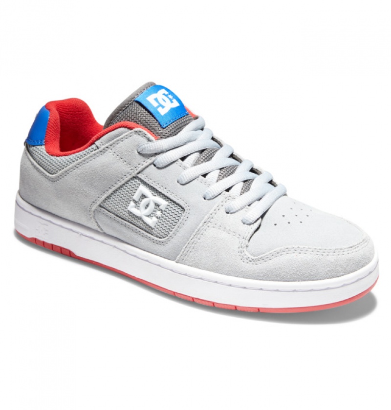 Grey Men's DC Manteca 4 Skate Shoes | 0581-TQWFE