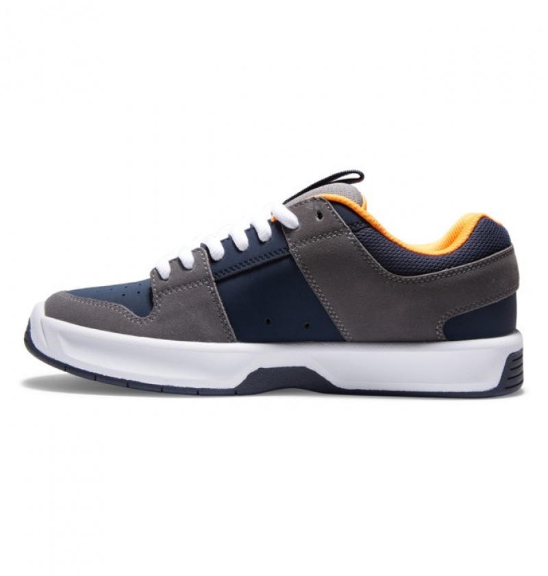 Grey / Orange Men's DC Lynx Zero Sneakers | 0135-IECYN