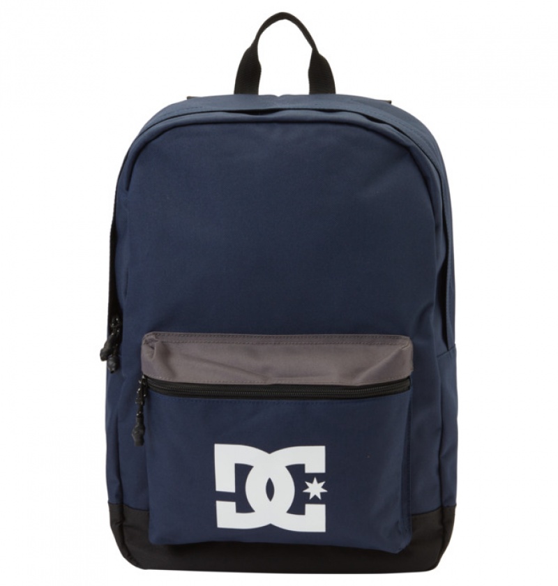 Navy Men\'s DC Nickel 3 20 L Medium Backpacks | 8163-CIBJS