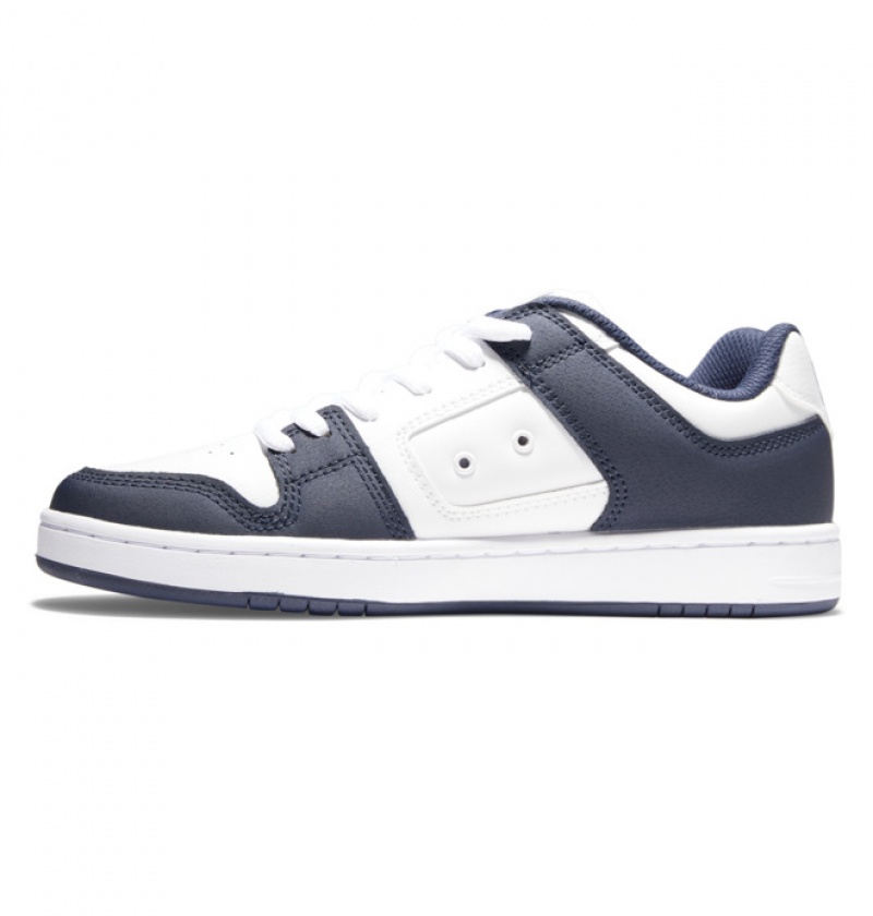 Navy / White Men's DC Manteca 4 Skate Shoes | 6547-RACIZ