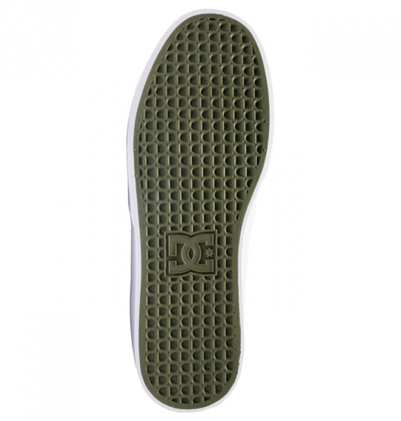 Olive Men's DC Kalis Vulc Skate Shoes | 9261-XQYJA