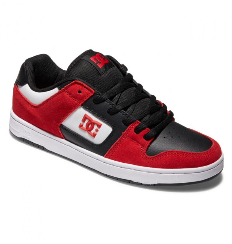 Red / Black / White Men's DC Manteca 4 Skate Shoes | 8109-GMXIQ