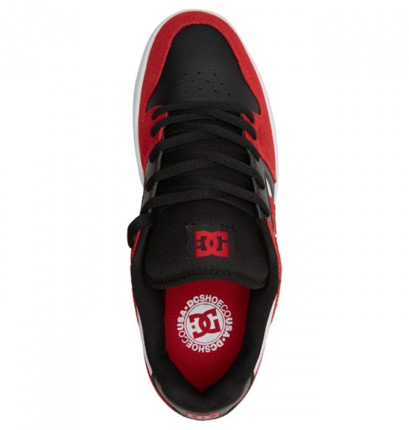 Red / Black / White Men's DC Manteca 4 Skate Shoes | 8109-GMXIQ