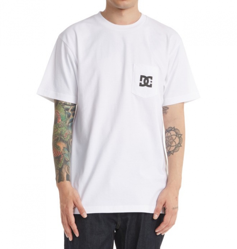 White Men's DC DC Star T Shirts | 8657-PXRHT