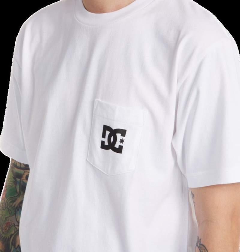 White Men's DC DC Star T Shirts | 8657-PXRHT