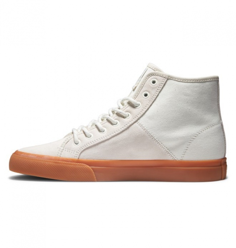 White Men's DC Manual HI High-Top Winter Boots | 8902-EOACJ