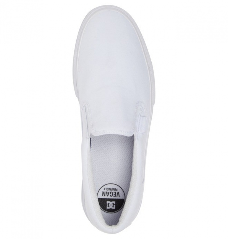 White Men's DC Manual Slip On | 5918-JTNRF