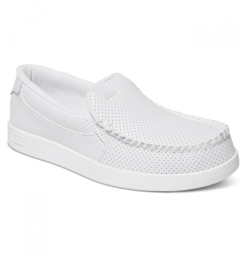 White Men's DC Villain Slip On | 9016-HOBKW