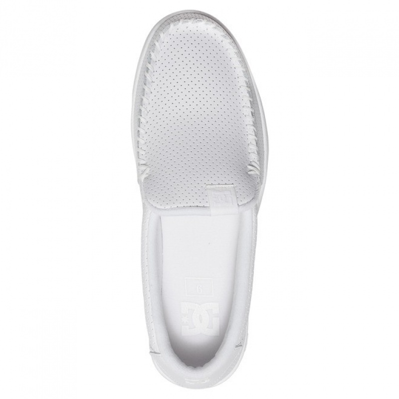 White Men's DC Villain Slip On | 9016-HOBKW