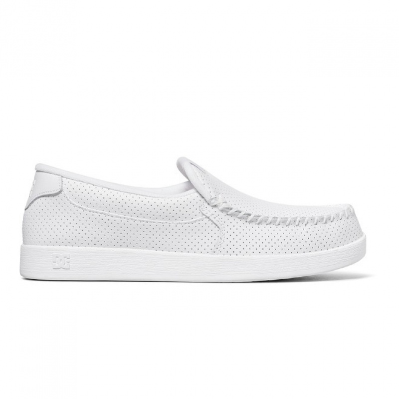 White Men\'s DC Villain Slip On | 9016-HOBKW