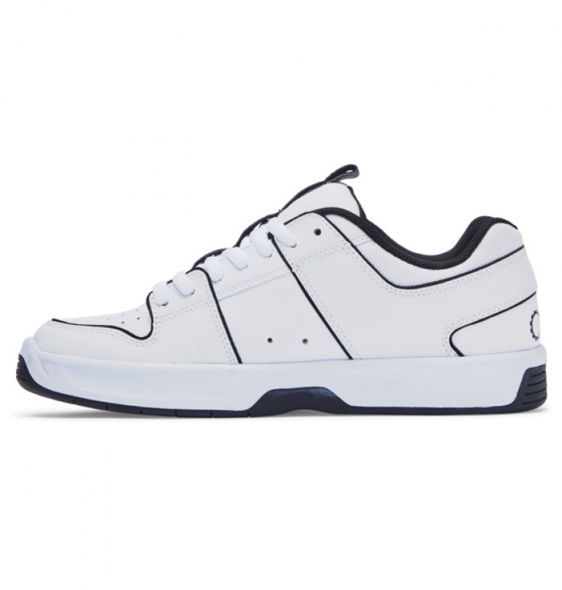 White / Black / Blue Men's DC Lynx Zero Sneakers | 8916-XDCQR