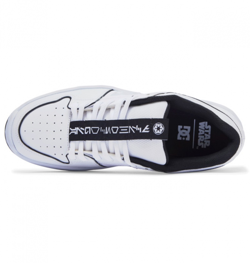 White / Black / Blue Men's DC Lynx Zero Sneakers | 8916-XDCQR